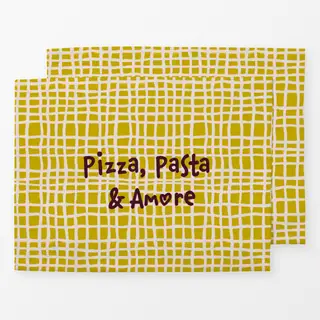 Tischset Pizza-Pasta-&-Amore