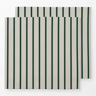 Servietten schmale Streifen grün