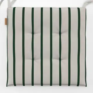 Sitzkissen schmale Streifen grün