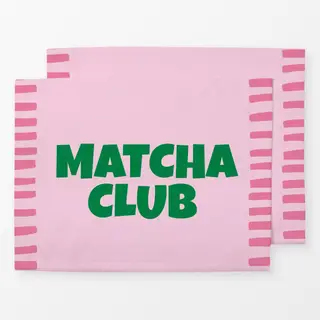 Tischset Matcha Club