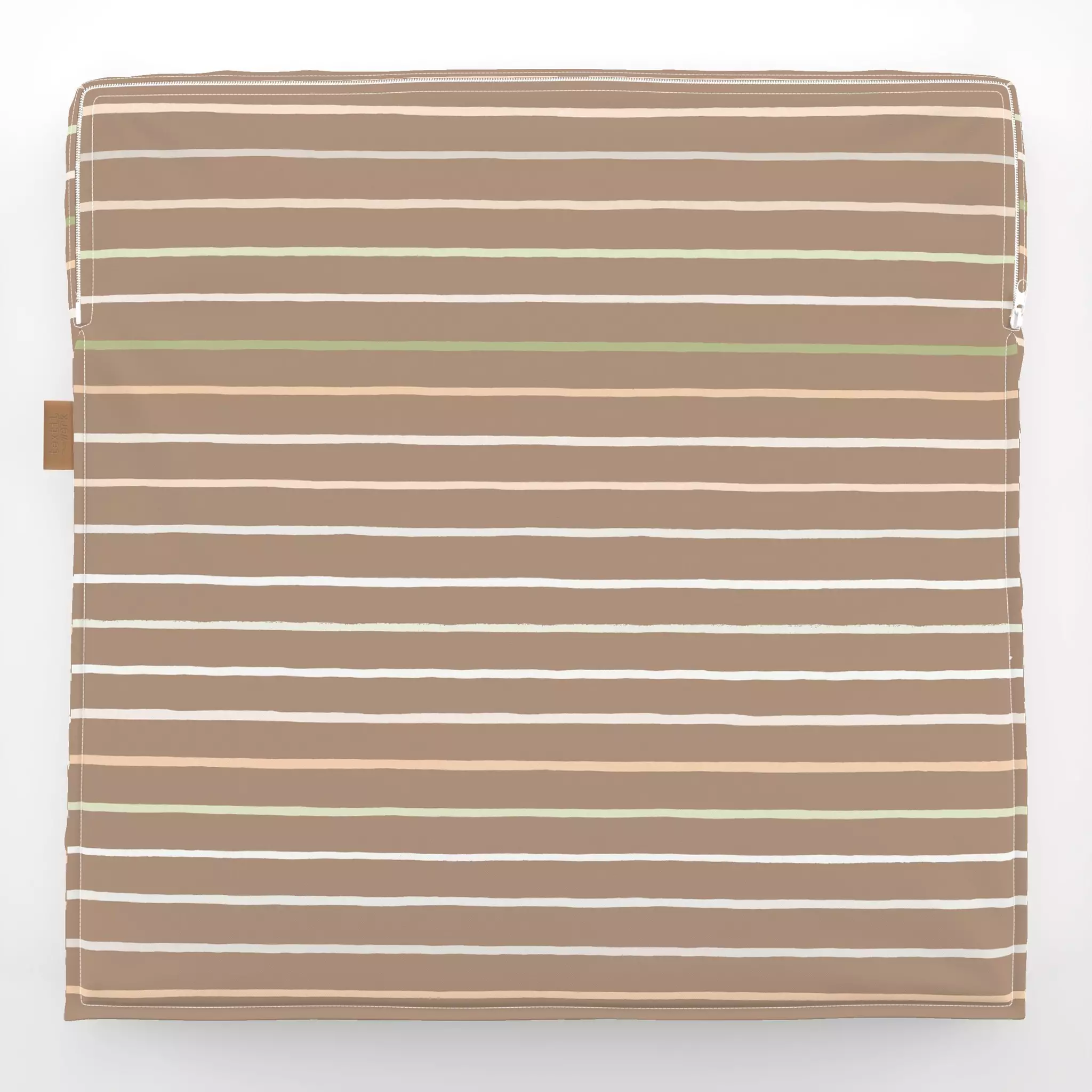 Bodenkissen Marker Stripes Earthy Marker Stripes Earthy