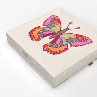 Bodenkissen Schmetterling bunt