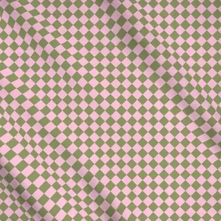 Meterware Karomuster gruen rosa