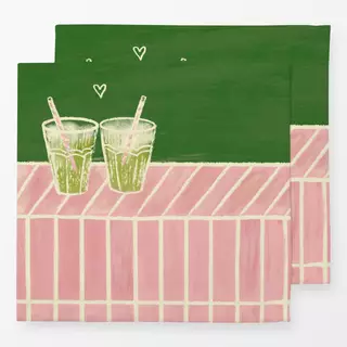 Servietten Matcha Love