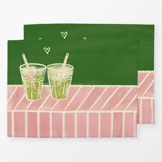 Tischset Matcha Love