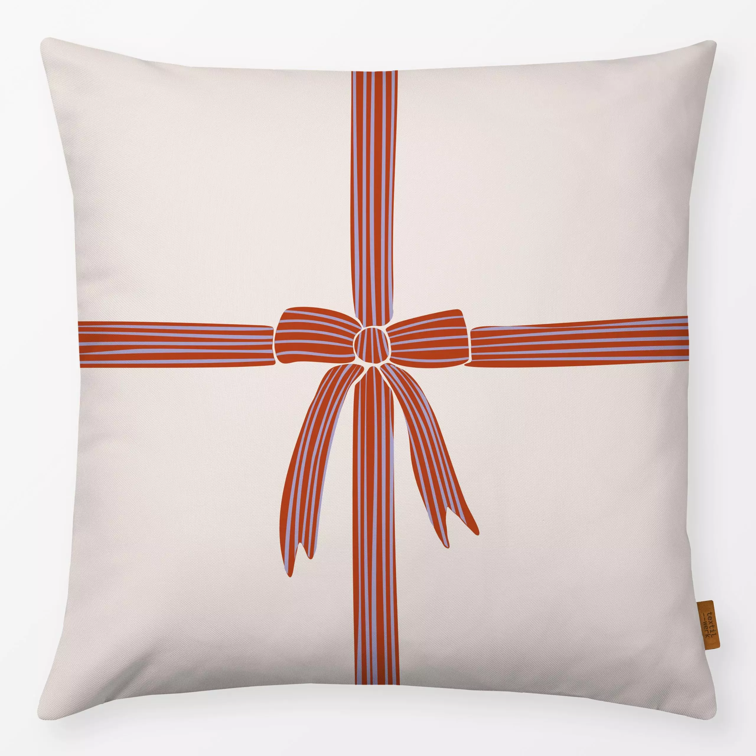 Kissen Schleife - Weihnachten - von „moDeern Design Studio"; Weihnachten, Geschenk, weihnachtlich, schleife, Weihnachtskisse...