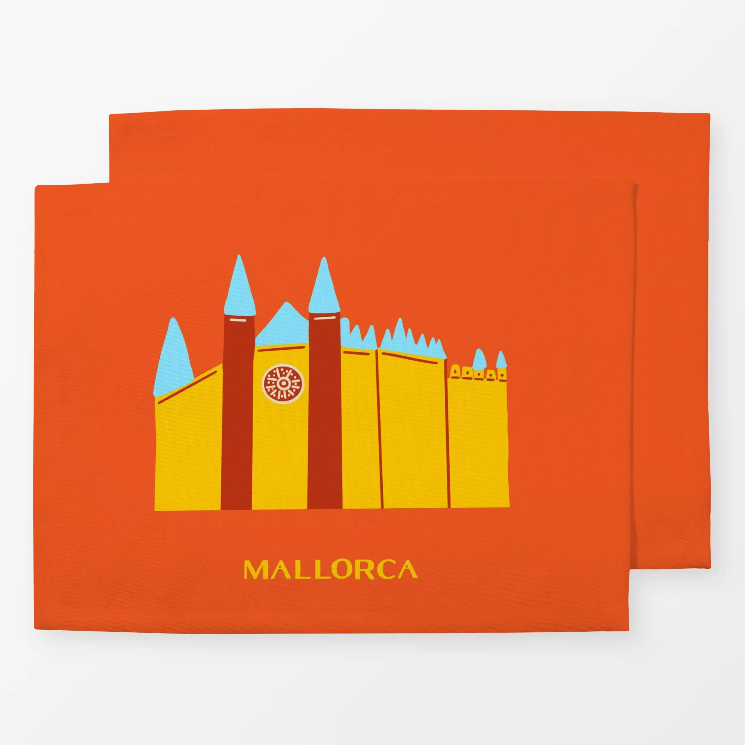 Tischset Mallorca Palma Kathedrale, Sommer, von Ursula Tücks