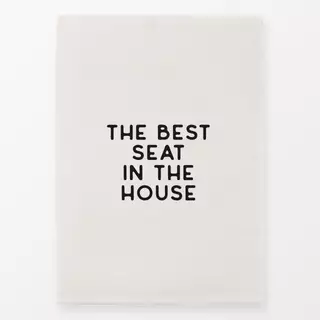 Geschirrtuch Best Seat Black