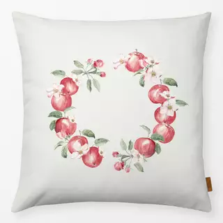 Kissen Apfel Kranz offwhite weiß