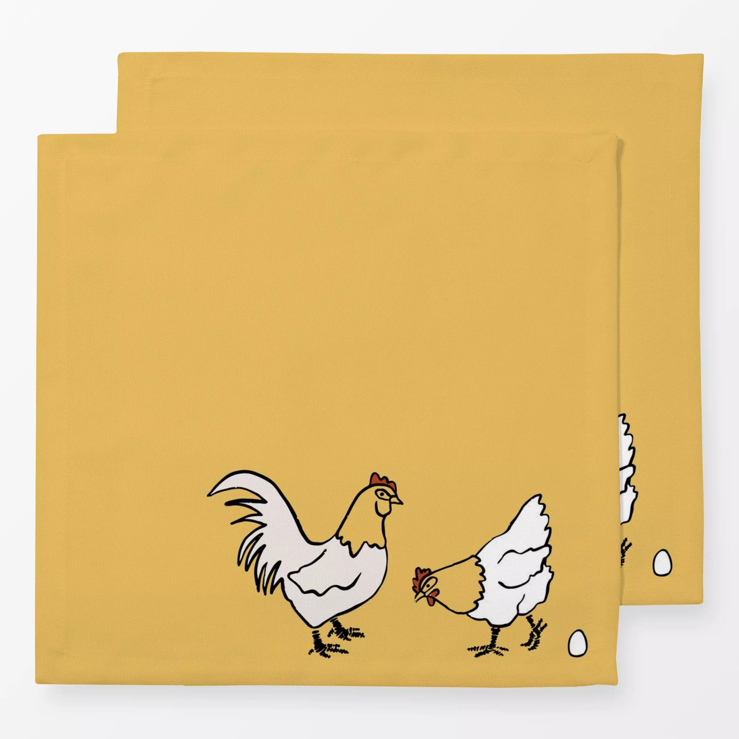 Servietten Hühner - Frühling, Tiere, Anlässe, Ostern - von „moDeern Design Studio"; Garten, Hühner, Ostern, Farmhouse, Frueh...