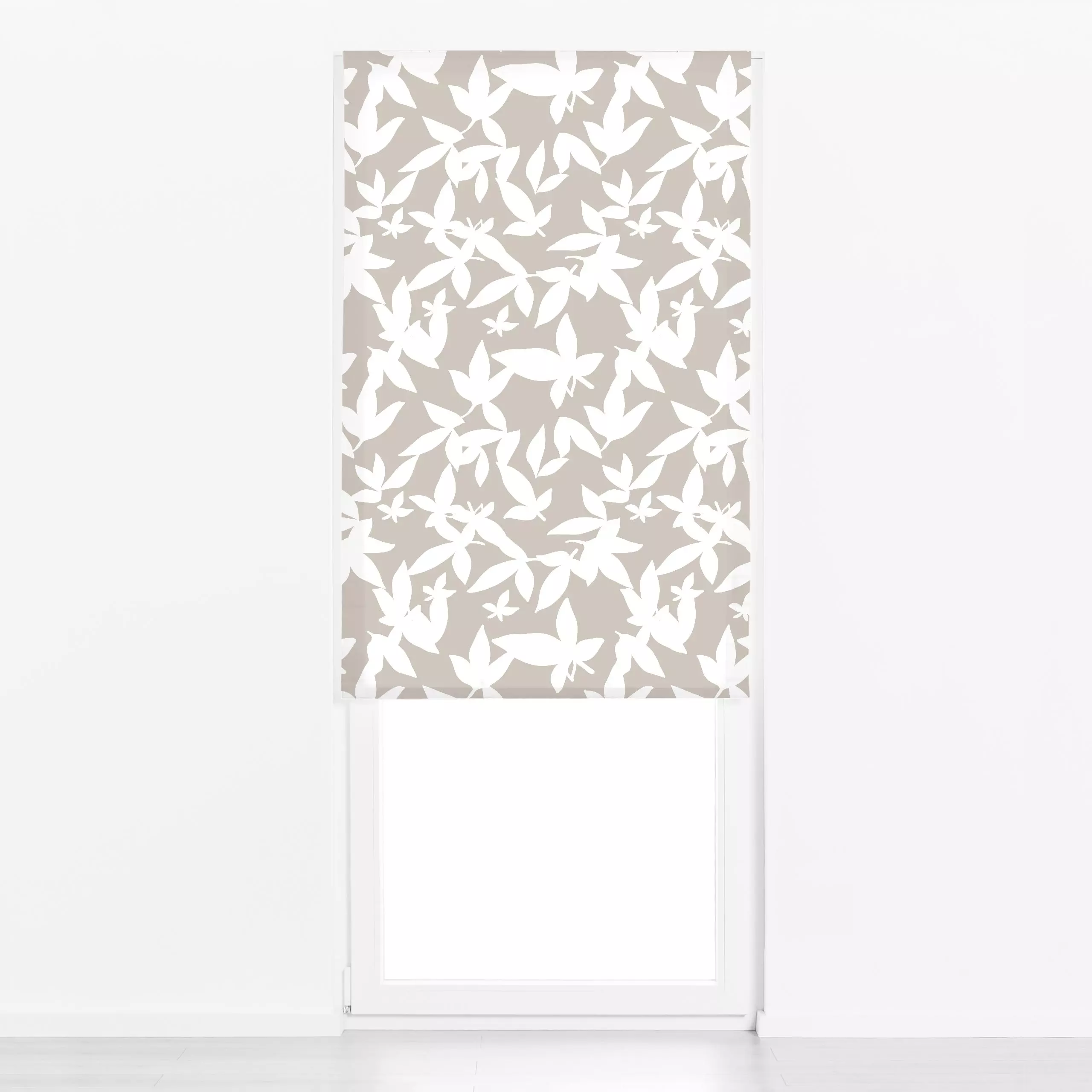 Raffrollo Blätter - Blumen & Florales, Symbole & Muster, Pflanzen & Botanik - von „Kantioler Design"; Blatt, Blätter, Sommer...