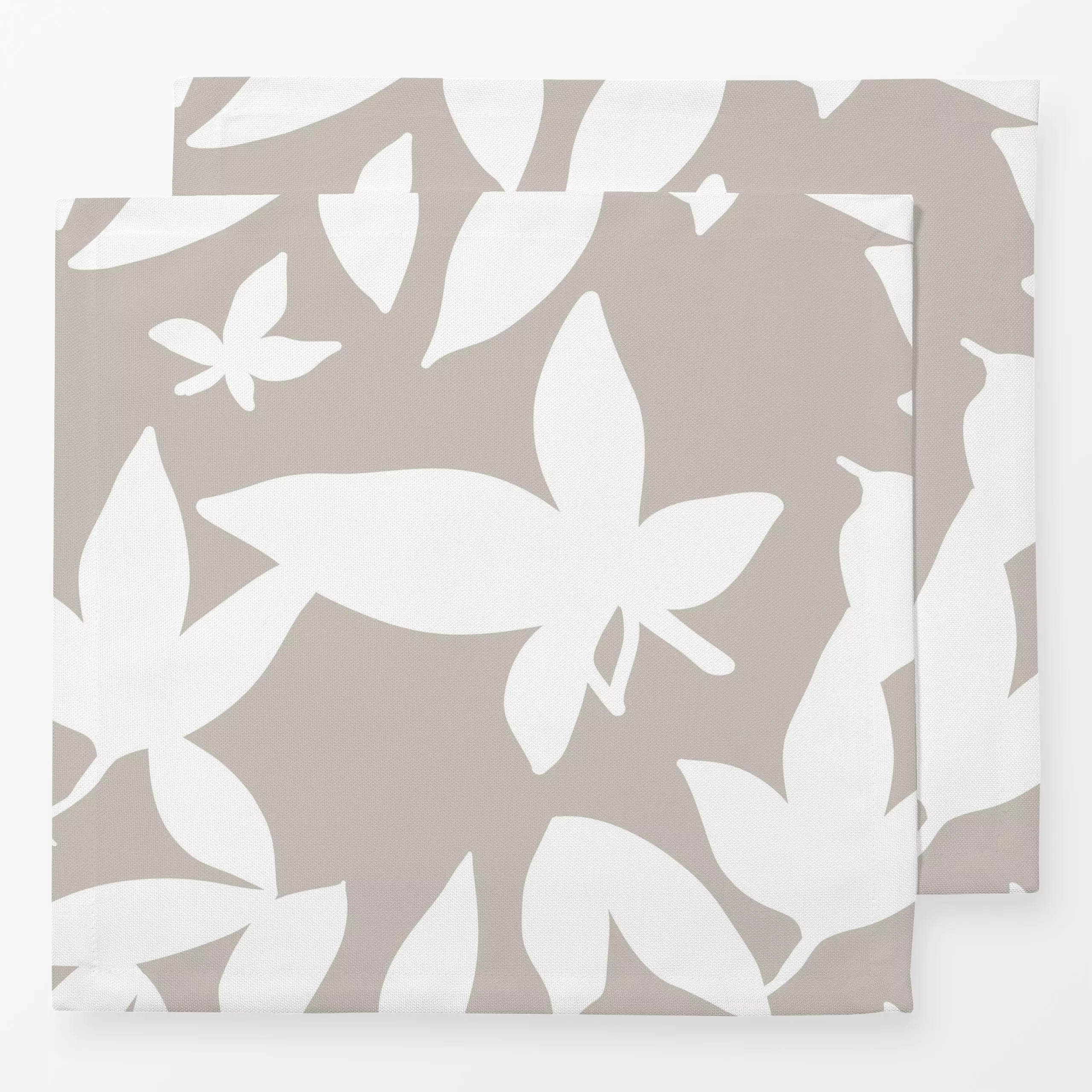 Servietten Blätter - Blumen & Florales, Symbole & Muster, Pflanzen & Botanik - von „Kantioler Design"; Blatt, Blätter, Somme...