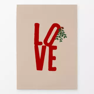 Geschirrtücher LOVE Mistelzweig Beige