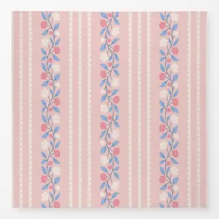 Tischdecke Blumen und Spitze Rosa