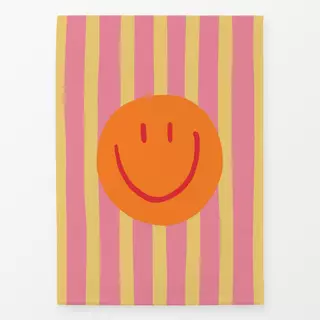 Geschirrtuch Smile Stripes altrosa
