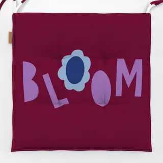Sitzkissen Bloom burgundy lila