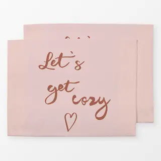 Tischset Cozy pink