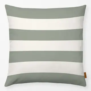 Kissen Grüne Horizontalstreifen