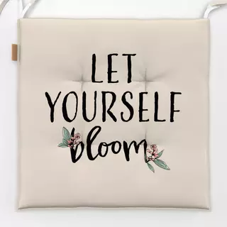 Sitzkissen Let yourself bloom