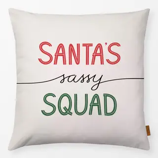 Kissen Santas Sassy Squad Wendekissen