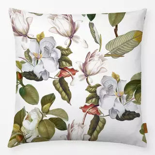 Kissen Vintage Magnolien Blüten