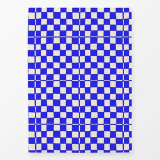 Geschirrtücher Blue checkered pattern