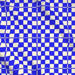 Meterware Blue checkered pattern