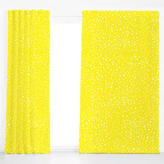 Dekovorhang Yellow Dots