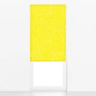 Raffrollo Yellow Dots