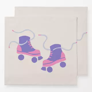 Servietten Inliner Skating 1