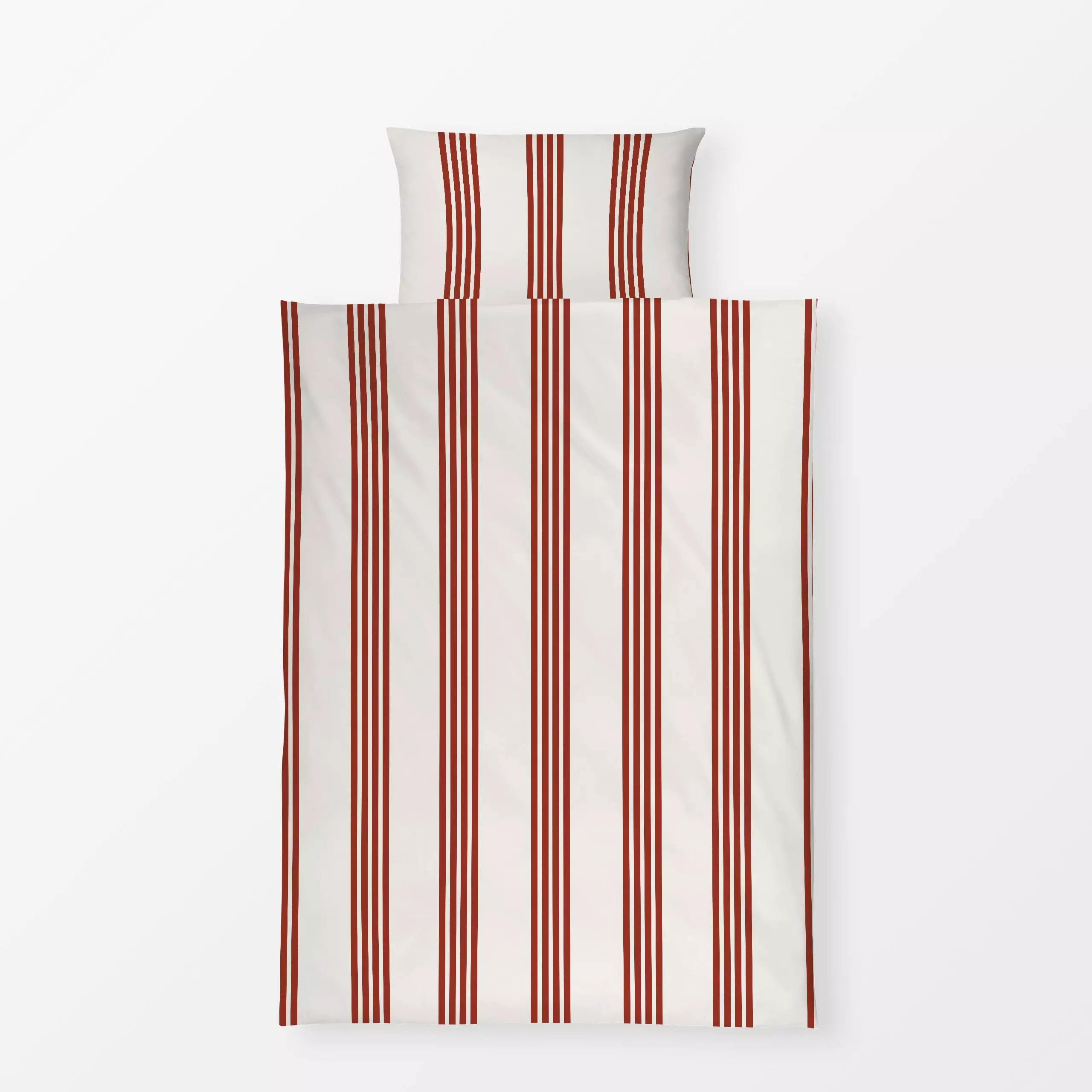 Bettwäsche Weihnachten Streifen - Weihnachten, Symbole & Muster - von „Sara Maria"; minimal, Streifen, Winter, Nordisch, sca...