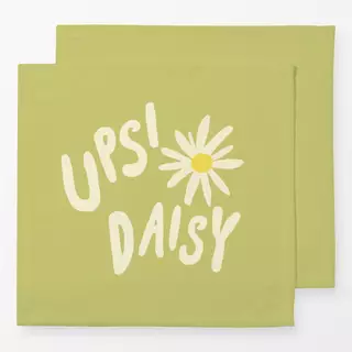 Servietten Upsi Daisy grün