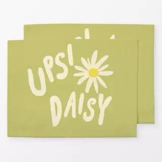 Tischset Upsi Daisy grün