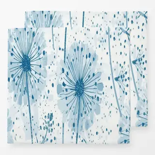 Servietten blaue Pusteblume