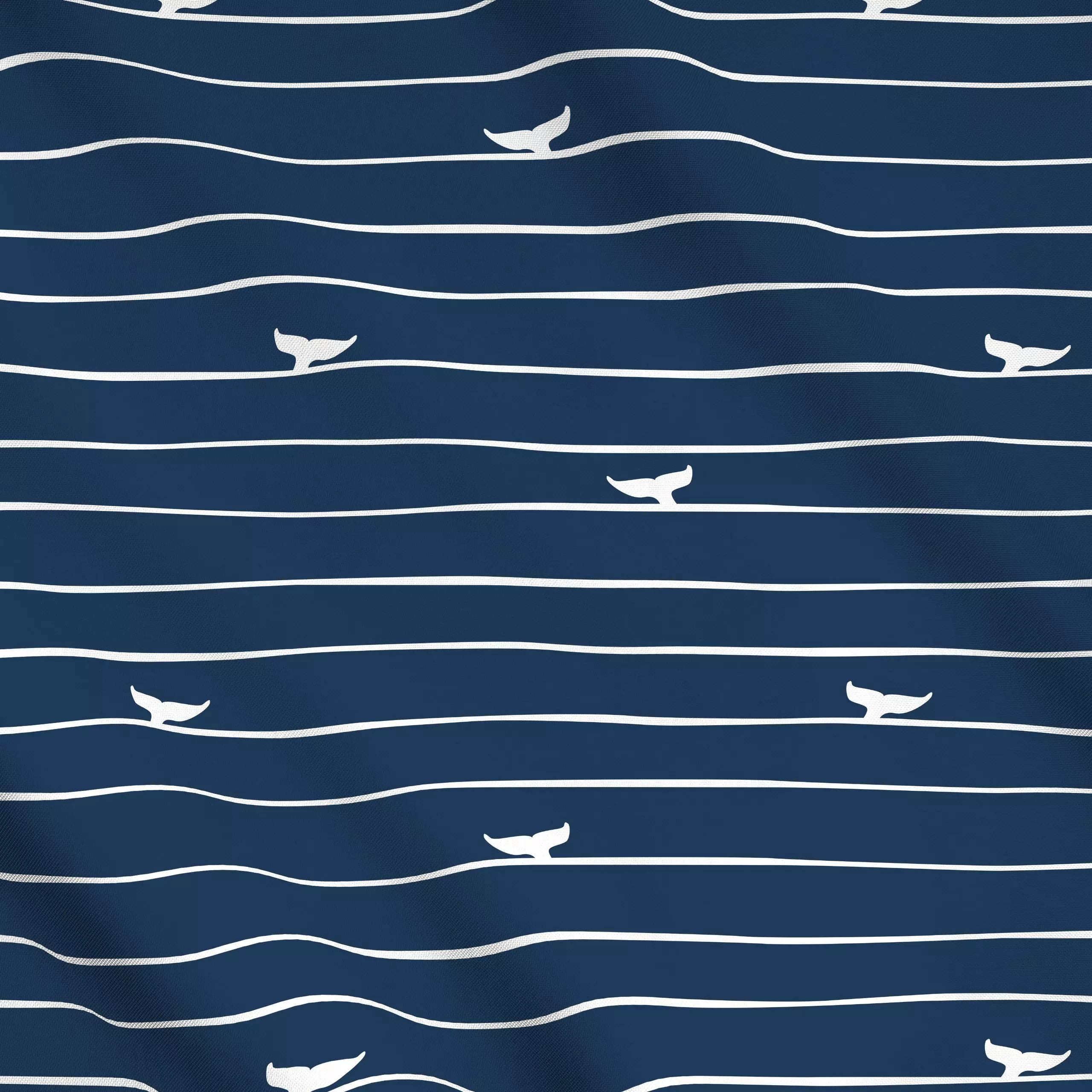 Meterware Fluke blau, Tiere, fürs Kinderzimmer, Sommer, von Katrin Graff