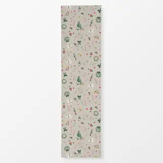 Tischläufer Weihnachtserinnerungen beige