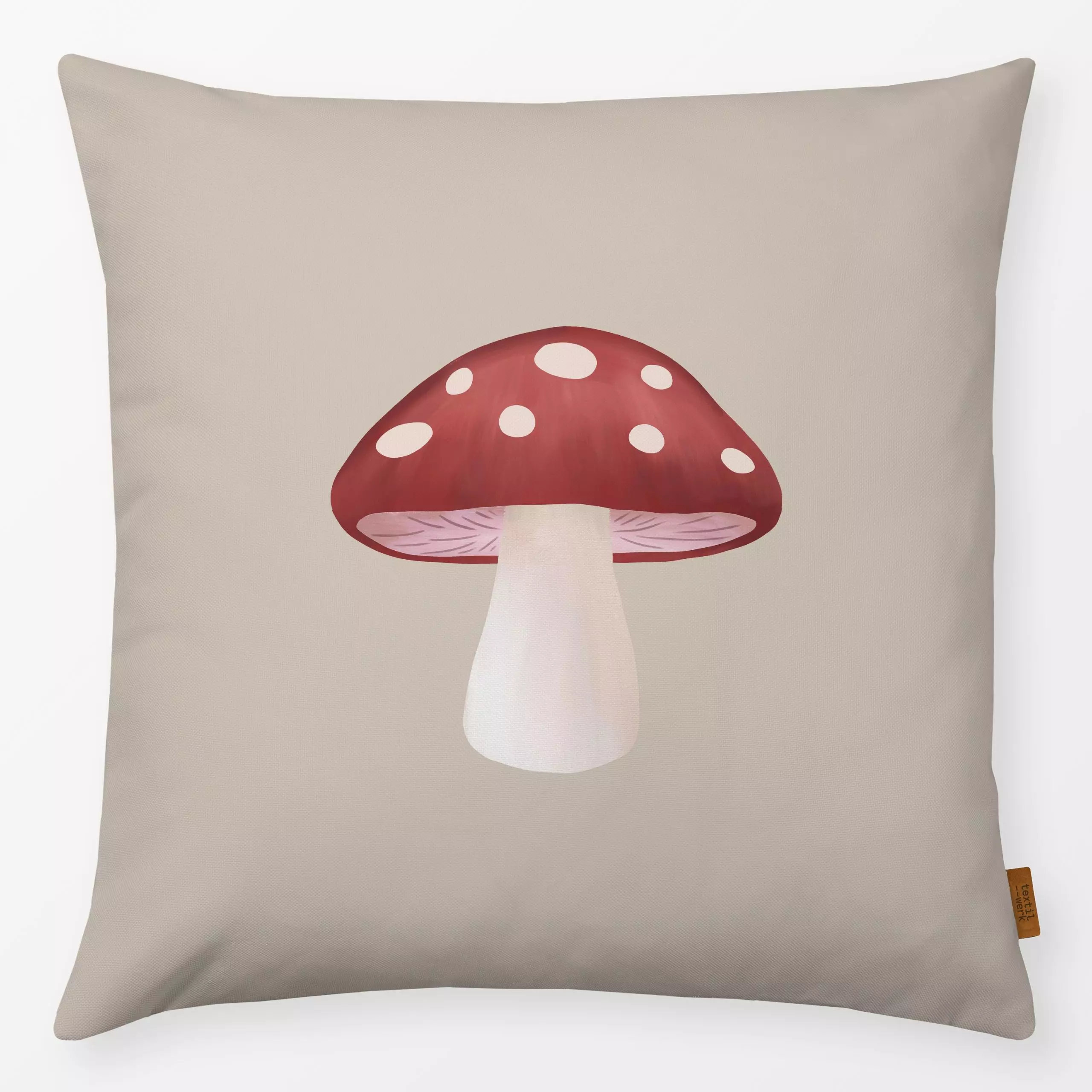 Kissen Fliegenpilz - Herbst, Natur & Landschaft - von „Studio Kesse"