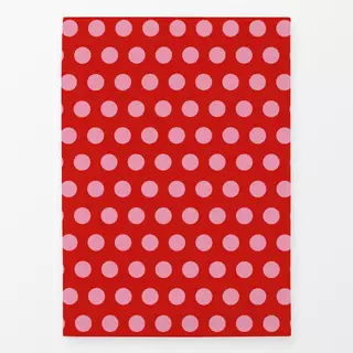 Geschirrtuch Polka Dots Rot Pink