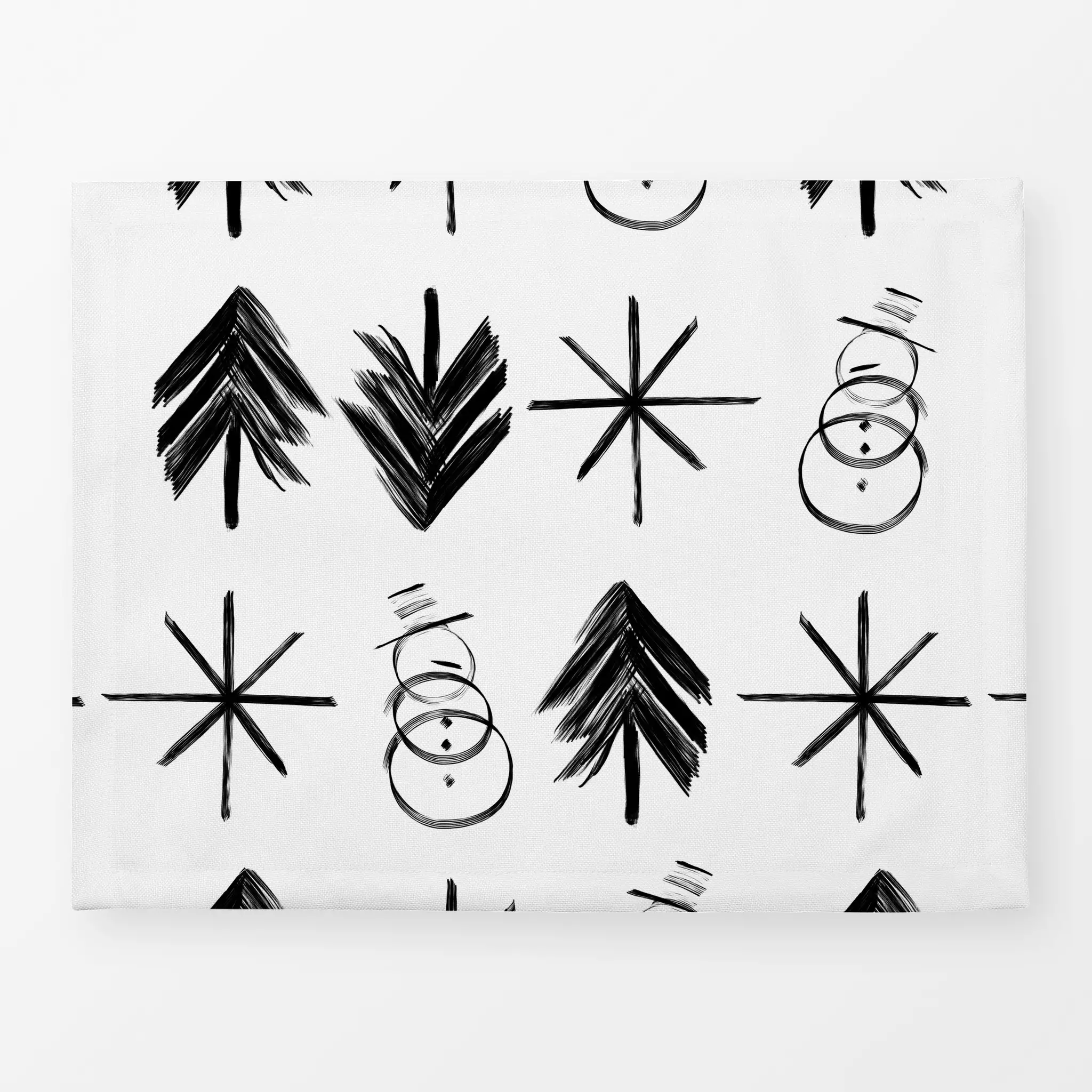 Tischset Weihnachtsmuster Weihnachtsmuster
