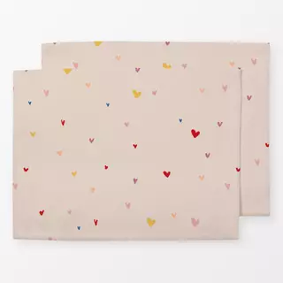 Tischset Herzen bunt