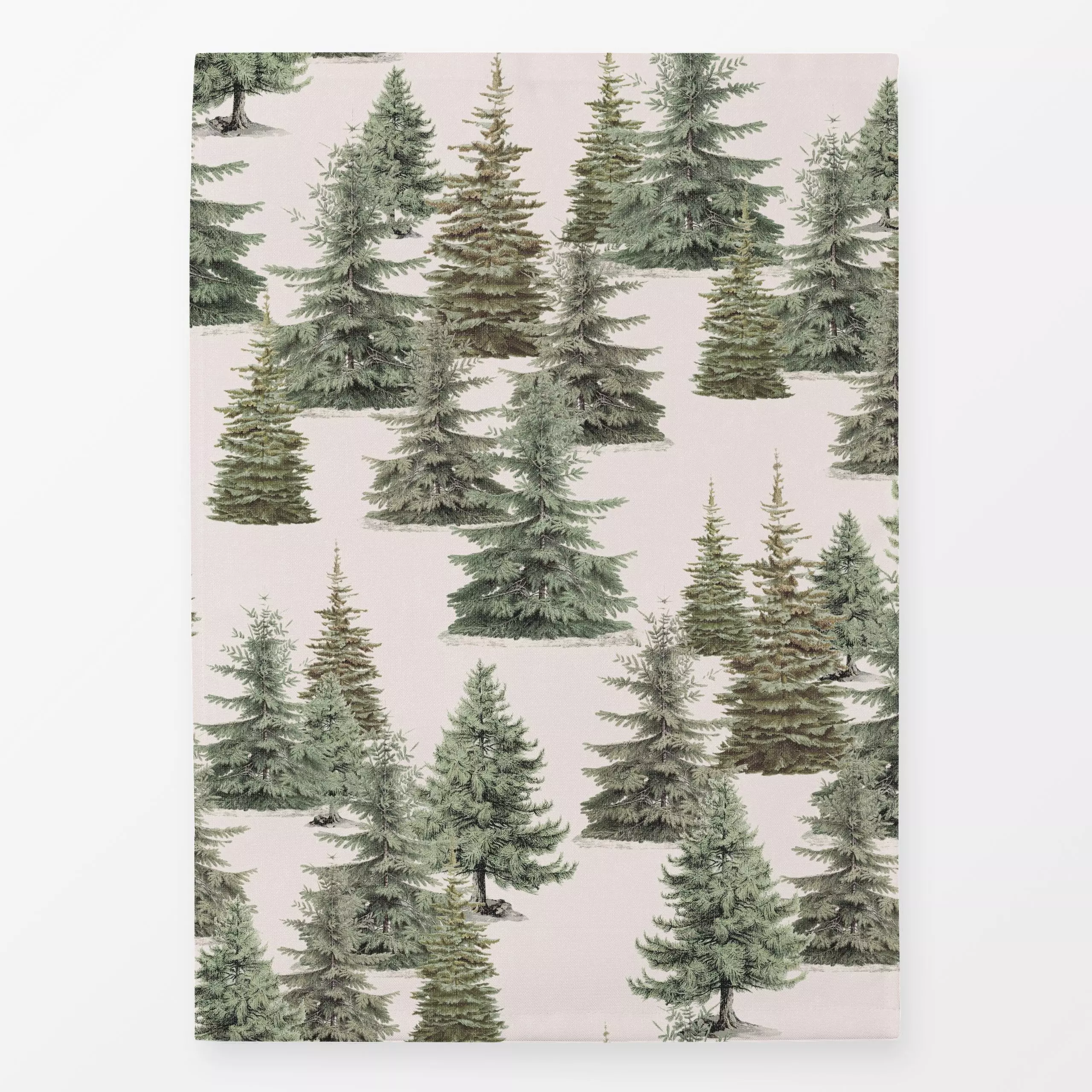 Geschirrtücher Christmas Tree Forest I - Weihnachten, Symbole & Muster, Pflanzen & Botanik - von „Bloomery Decor"; Muster, T...