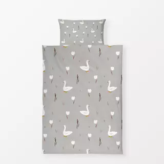 Bettwäsche Weiße Gänse