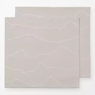 Servietten Berge Dunkel