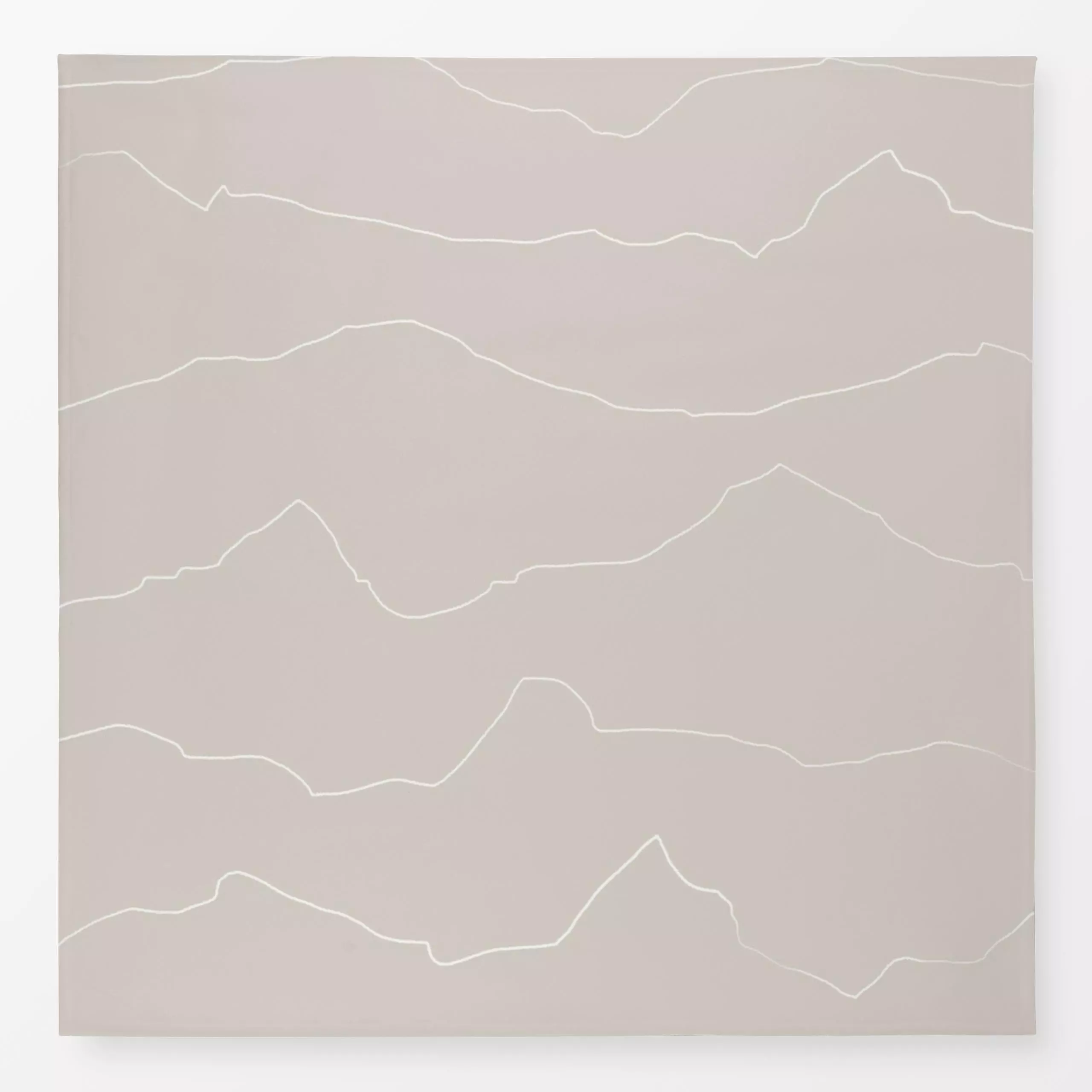 Tischdecke Berge Dunkel - Natur & Landschaft, Symbole & Muster - von „textilwerk x hejmelig"; Streifen, skandinavisch, Berge...