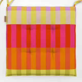 Sitzkissen Streifen Sommer Bunt