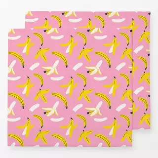 Servietten Bananas pink