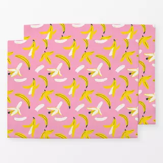 Tischset Bananas pink