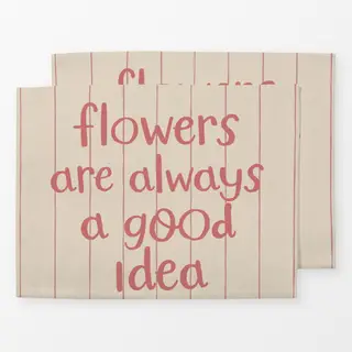 Tischset Flowers good idea