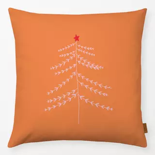 Kissen Winter Baum Orange