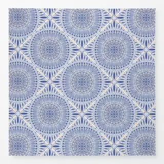 Tischdecke Mandala blau